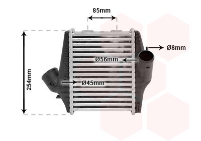 VAN WEZEL Kompressoriõhu radiaator 29004016